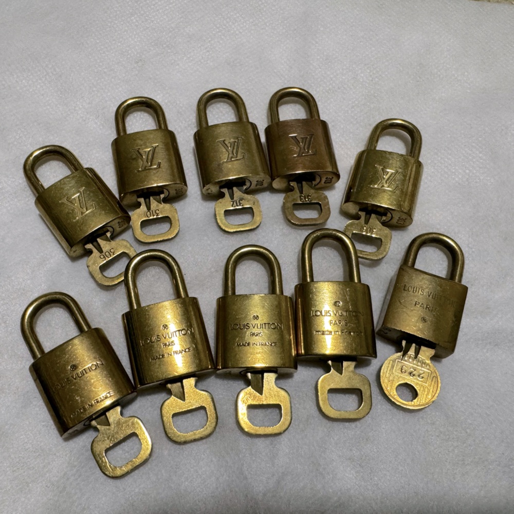 Louis Vuitton lock and key